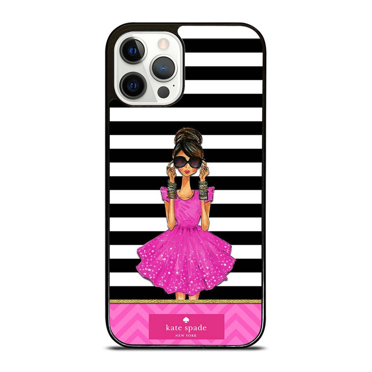 KATE SPADE PINK GIRLS iPhone 12 Pro Case Cover