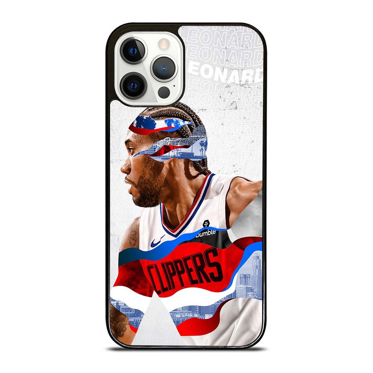 KAWHI LEONARD LOS ANGELES CLIPPERS iPhone 12 Pro Case Cover