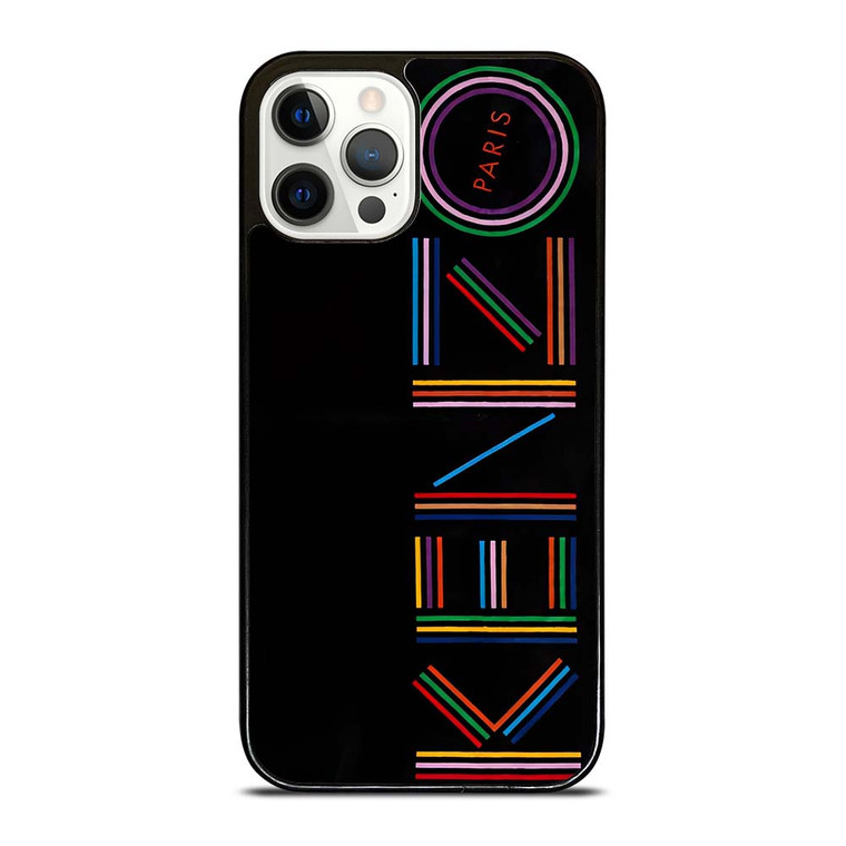 KENZO PARIS COLORFUL LOGO iPhone 12 Pro Case Cover