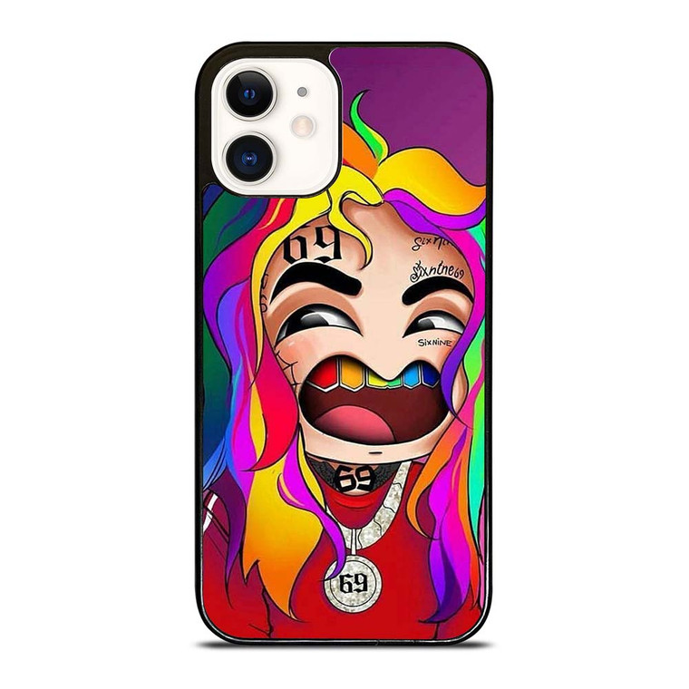 6IX9INE SIX NINE FACE CARTOON iPhone 12 Case Cover