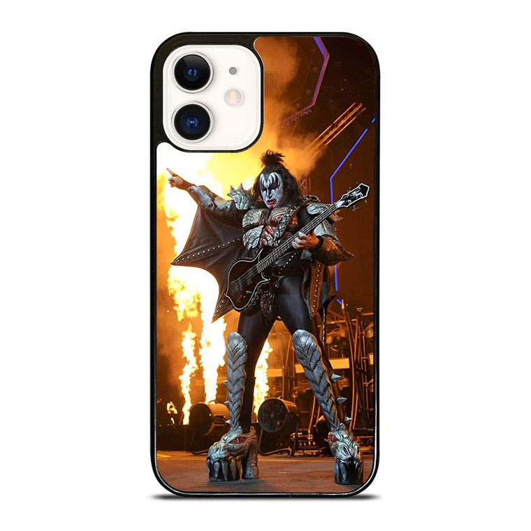 ACE FREHLEY AND GUITAR FIRE KISS iPhone 12 Case Cover