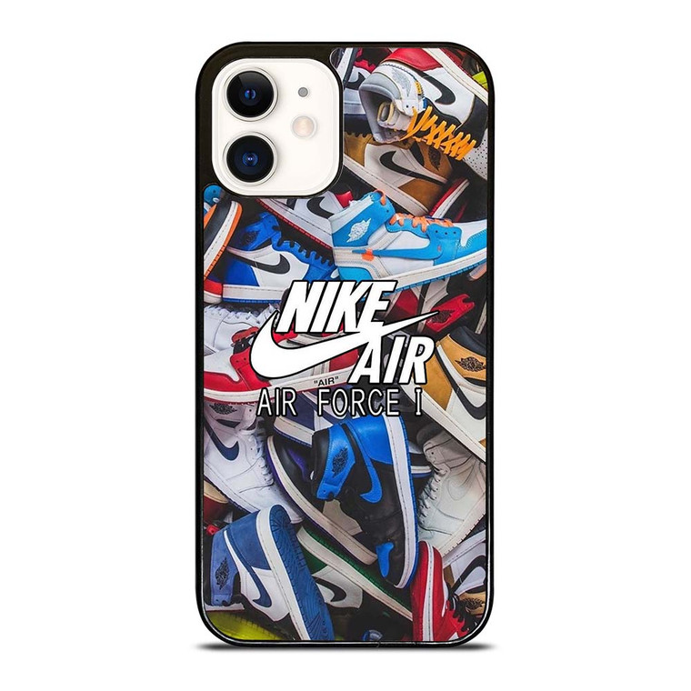AIR JORDAN NIKE SNEAKERS COLLAGE iPhone 12 Case Cover