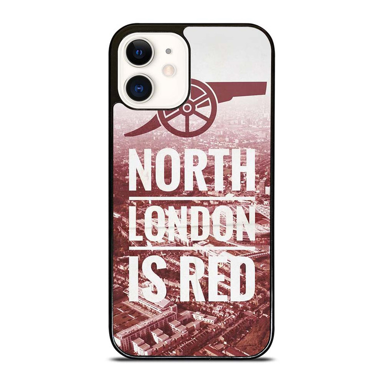 ARSENAL NORTH LONDON IS RED iPhone 12 Case Cover