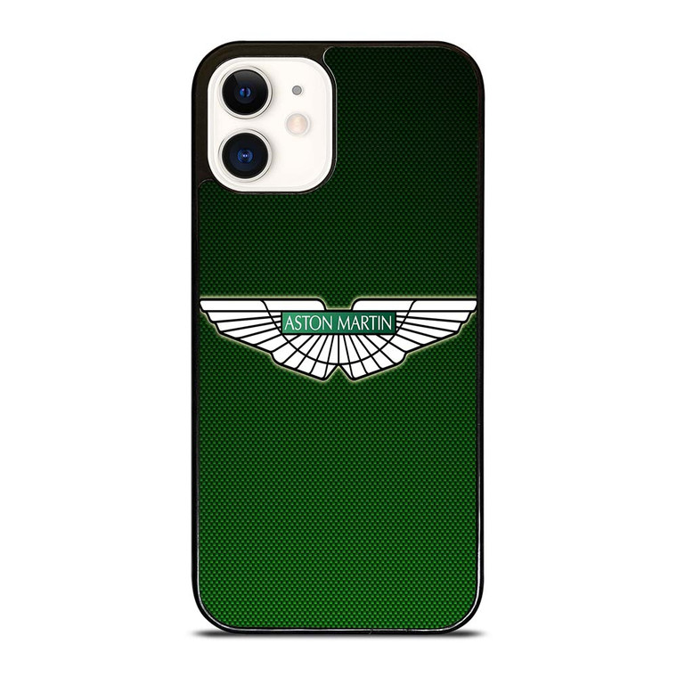 ASTON MARTIN GREEN CARBON iPhone 12 Case Cover ASTON MARTIN GREEN CARBON iPhone 12 Case Cover