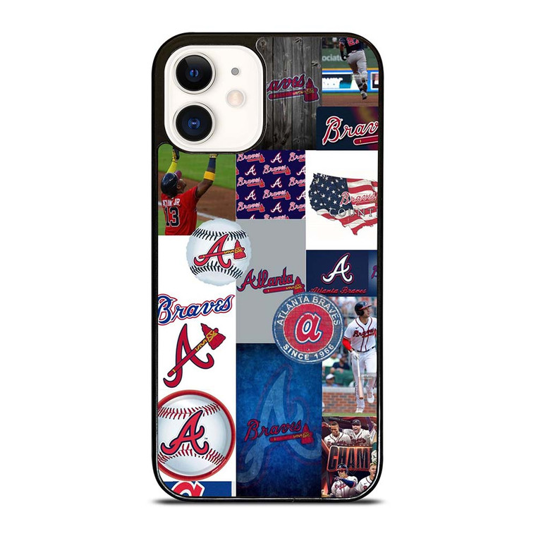 ATLANTA BRAVES COLLAGE WALL iPhone 12 Case Cover
