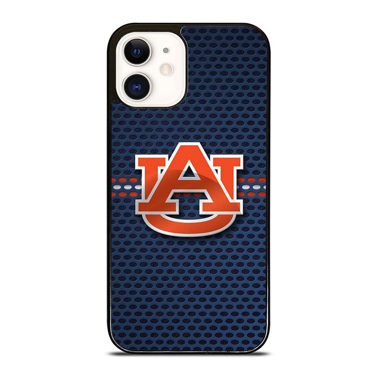 AUBURN TIGERS METAL LOGO iPhone 12 Case Cover