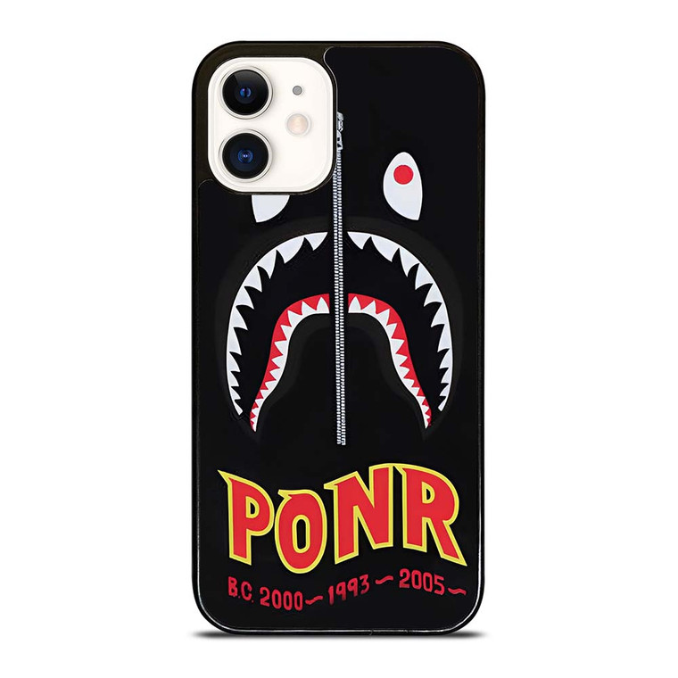 BAPE BATHING APE X PONR iPhone 12 Case Cover
