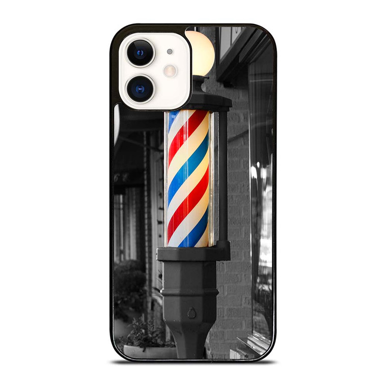 BARBER POLE HAIR CUT iPhone 12 Case Cover