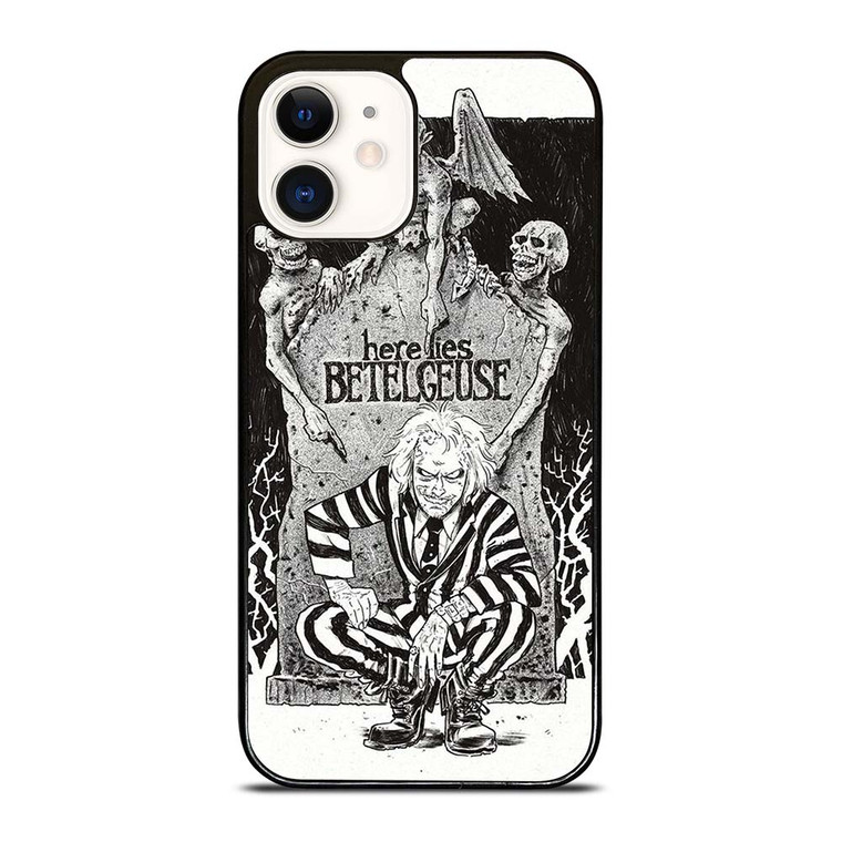 BEETLEJUICE TIM BURTON ART iPhone 12 Case Cover