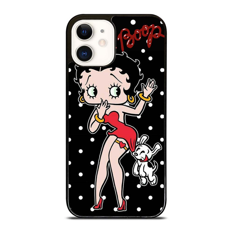 BETTY BOOP POLKA DOT CARTOON  iPhone 12 Case Cover