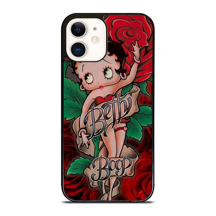 BETTY BOOP ROSE iPhone 12 Case Cover