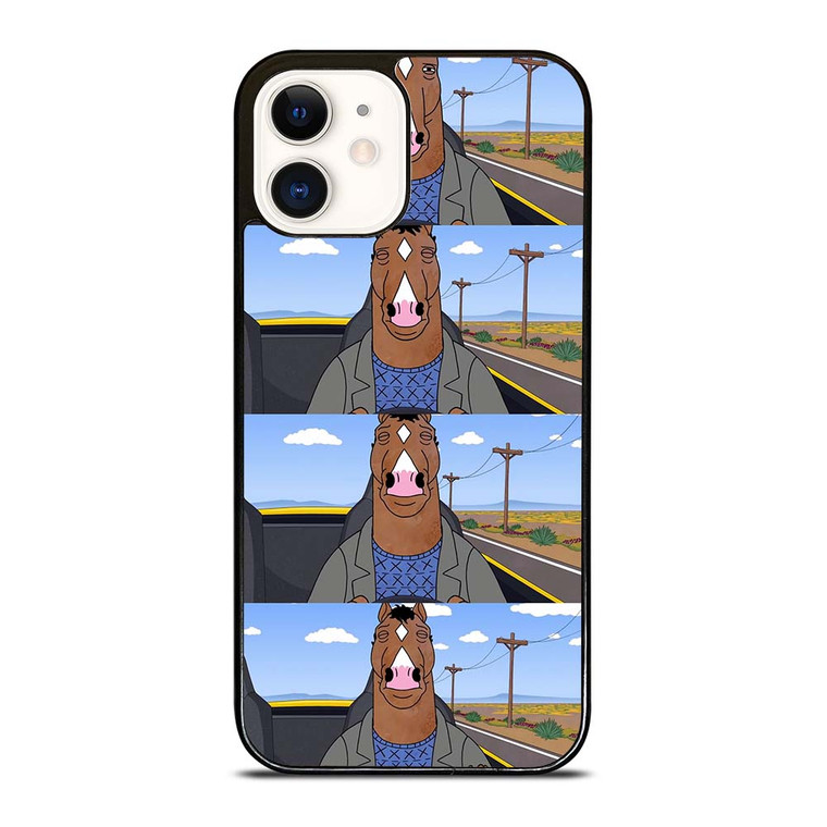 BOJACK HORSEMAN FACE COLLAGE iPhone 12 Case Cover BOJACK HORSEMAN FACE COLLAGE iPhone 12 Case Cover