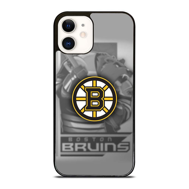 BOSTON BRUINS BEAR MASCOT NHL iPhone 12 Case Cover