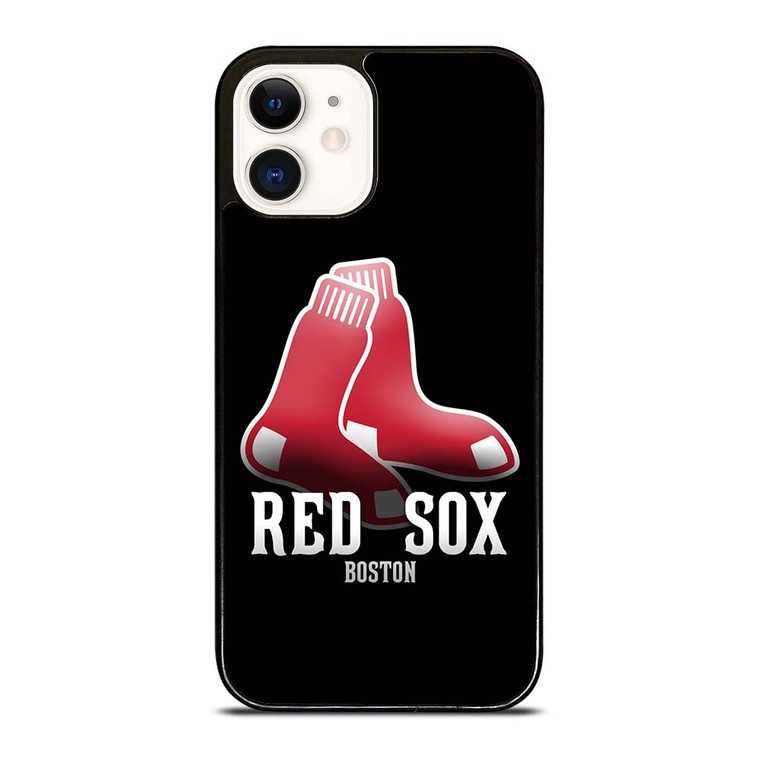 BOSTON RED SOX LOGO BASEBALL iPhone 12 Case Cover