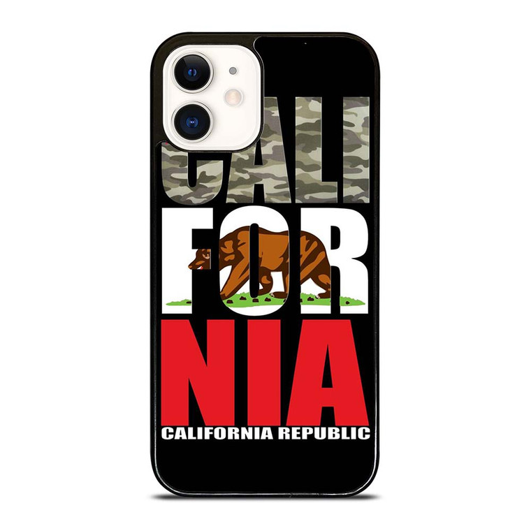 CALIFORNIA REPUBLIC CAMO SYMBOL iPhone 12 Case Cover