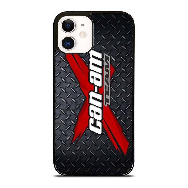 CAN AM X TEAM METAL LOGO iPhone 12 Case Cover