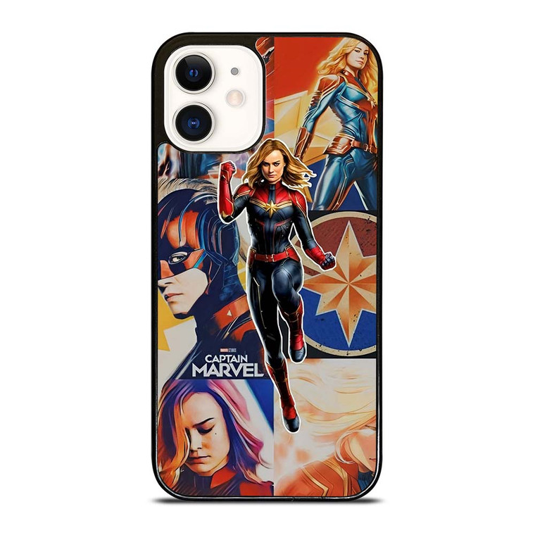 CAPTAIN MARVEL SUPER HERO COLLAGE iPhone 12 Case Cover