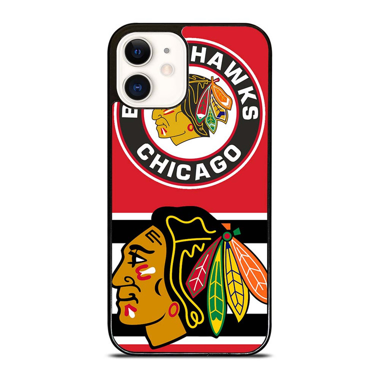 CHICAGO BLACKHAWKS NHL LOGO iPhone 12 Case Cover