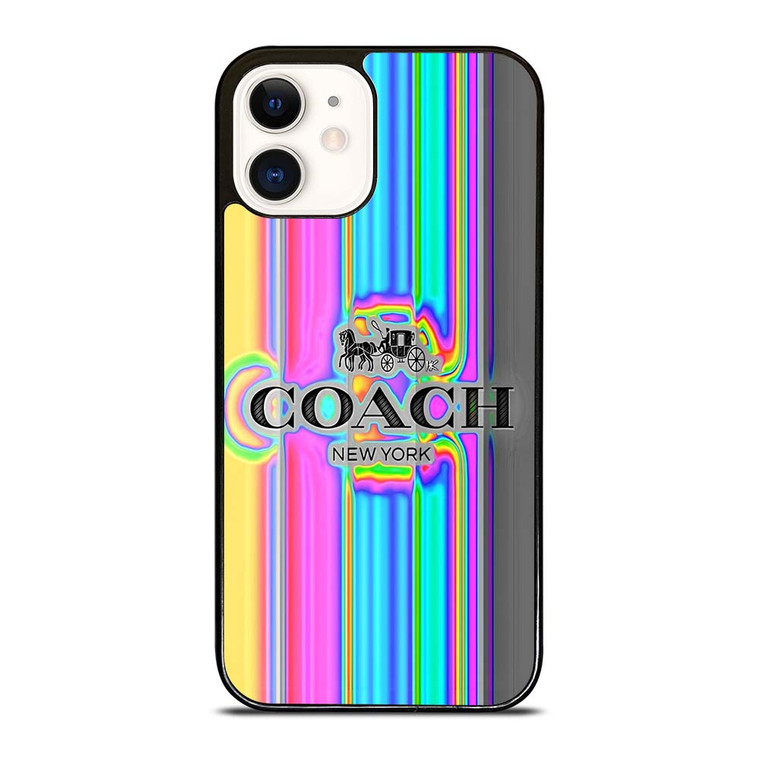 COACH NEW YORK ART iPhone 12 Case Cover
