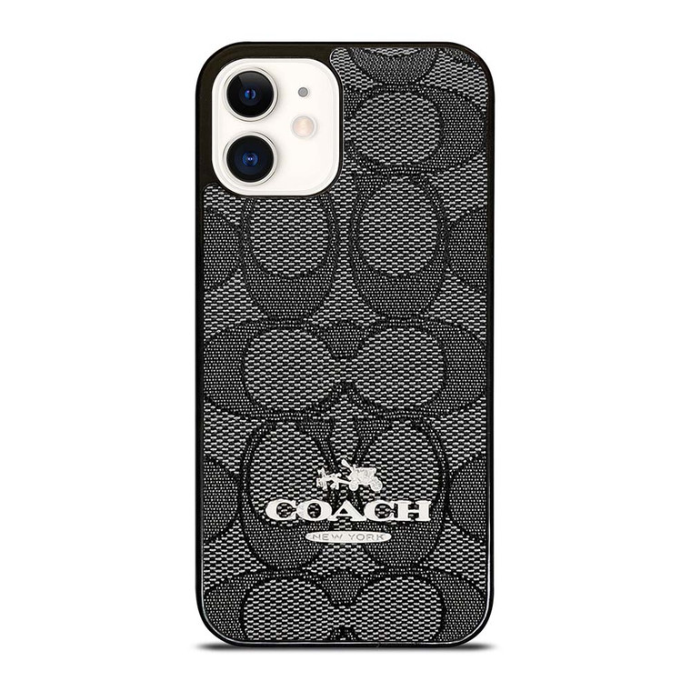 COACH NEW YORK CHARLIE SIGNATURE iPhone 12 Case Cover