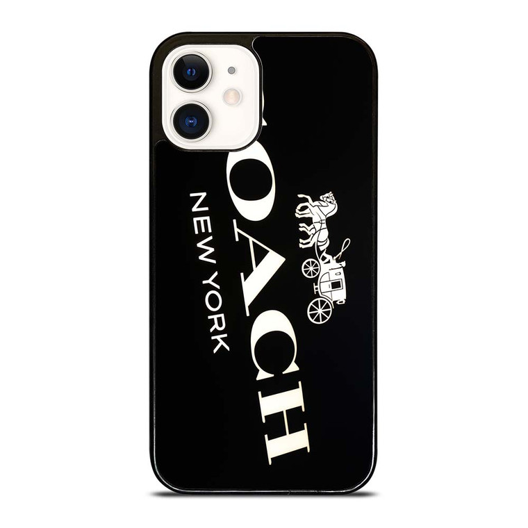 COACH NEW YORK LOGO 3 iPhone 12 Case Cover