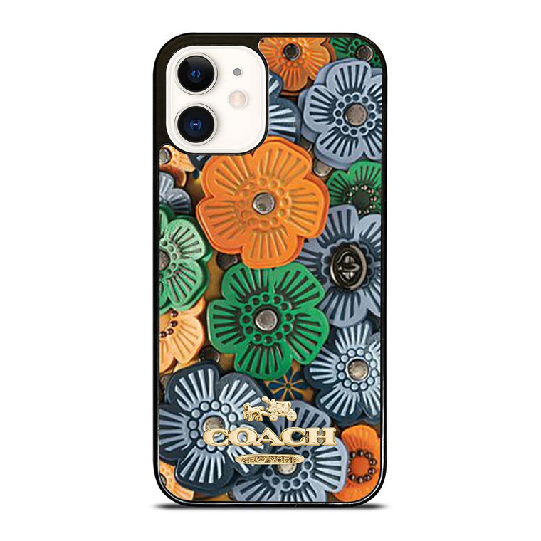 COACH NEW YORK TEA ROSE iPhone 12 Case Cover