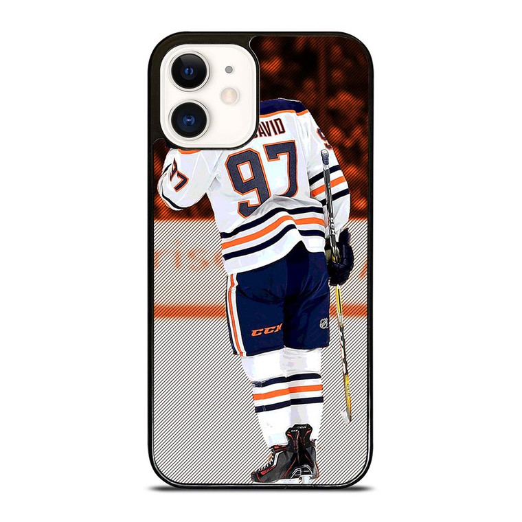 CONNOR MCDAVID EDMONTON OILERS NHL iPhone 12 Case Cover