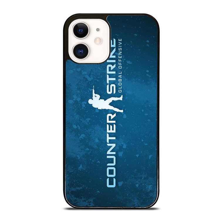 COUNTER STRIKE CSGO LOGO BLUE iPhone 12 Case Cover