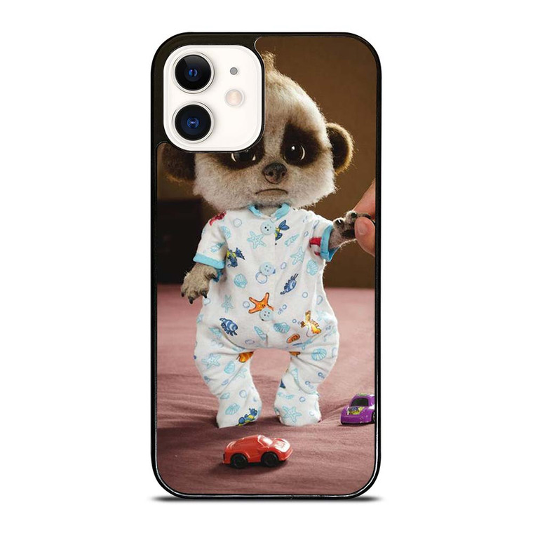 CUTE MEERKAT BABY OLEG iPhone 12 Case Cover
