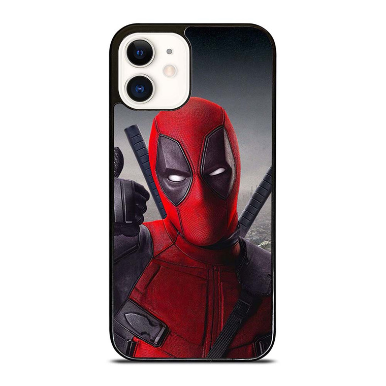 DEADPOOL FACE MARVEL iPhone 12 Case Cover