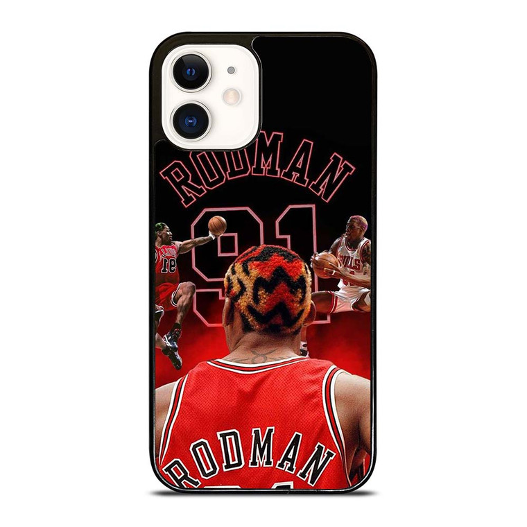 DENNIS RODMAN CHICAGO BULLS COOL iPhone 12 Case Cover