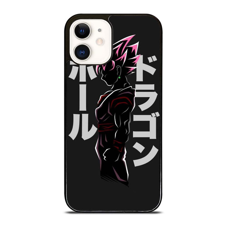 DRAGON BALL SUPER BLACK GOKU SSJ ROSE iPhone 12 Case Cover