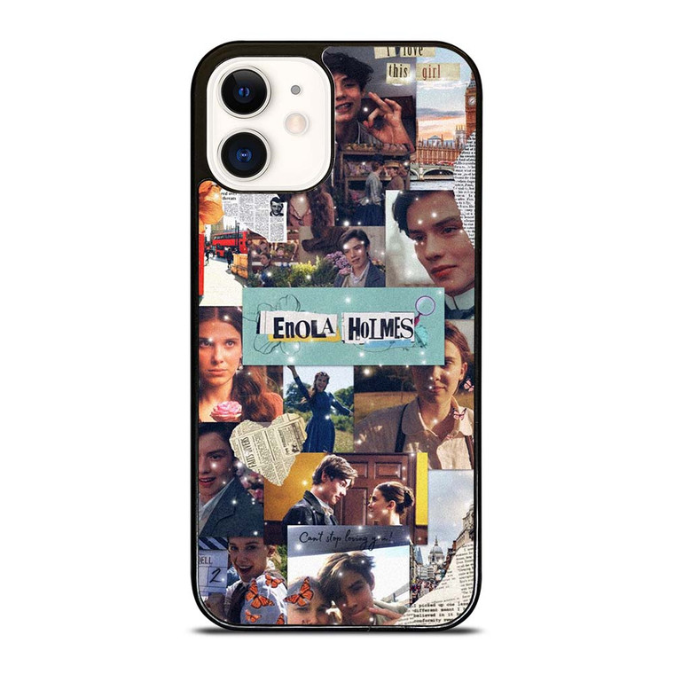 ENOLA HOLMES MOVIES COLLAGE iPhone 12 Case Cover