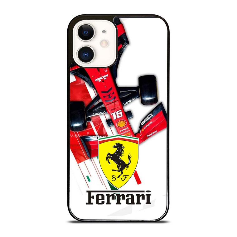 FERRARI CAR F1 LOGO iPhone 12 Case Cover