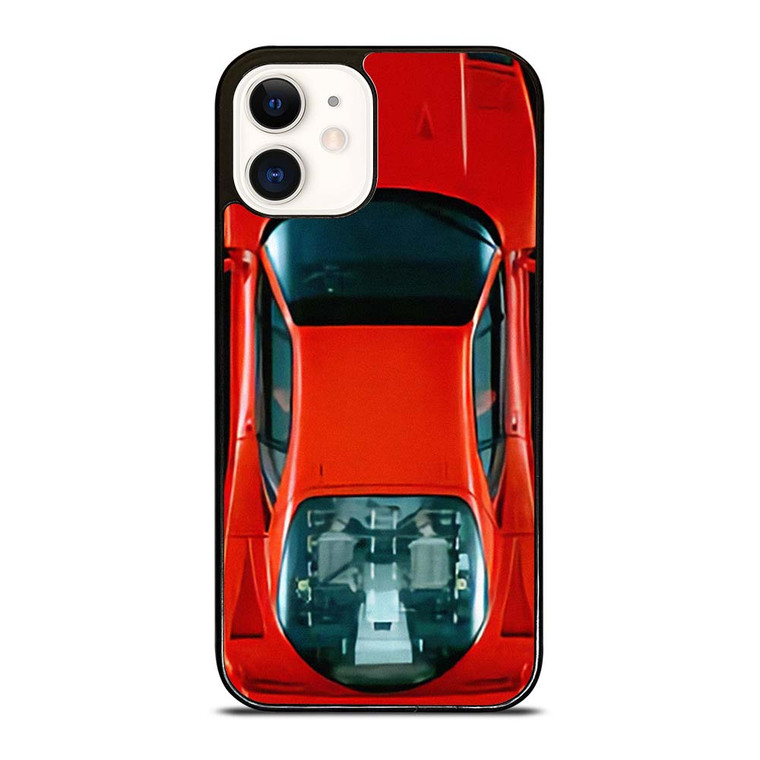 FERRARI F40 TOP VIEW iPhone 12 Case Cover