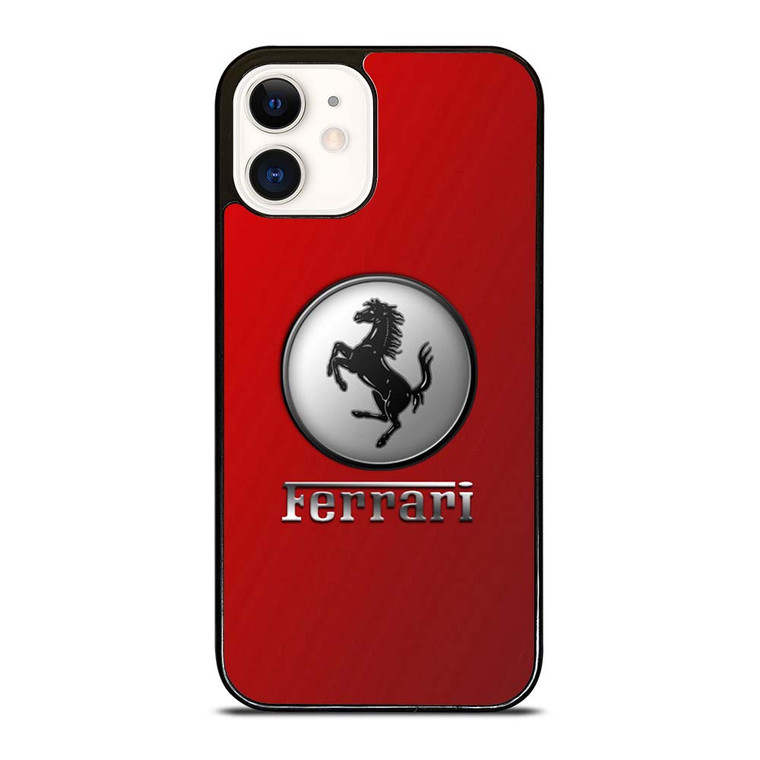 FERRARI SUPER CAR BUTTON iPhone 12 Case Cover