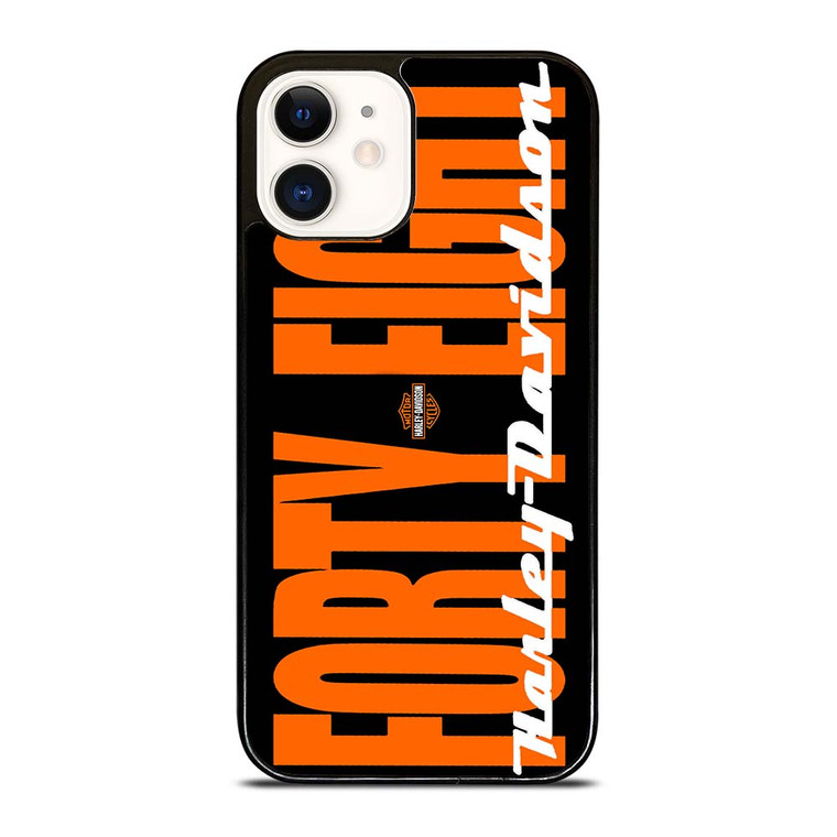 FORTY EIGHT LOGO HARLEY DAVIDSON iPhone 12 Case Cover