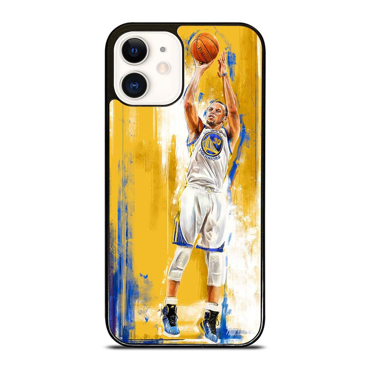 GOLDEN STATE STEPHEN CURRY YELLOW BASKET iPhone 12 Case Cover