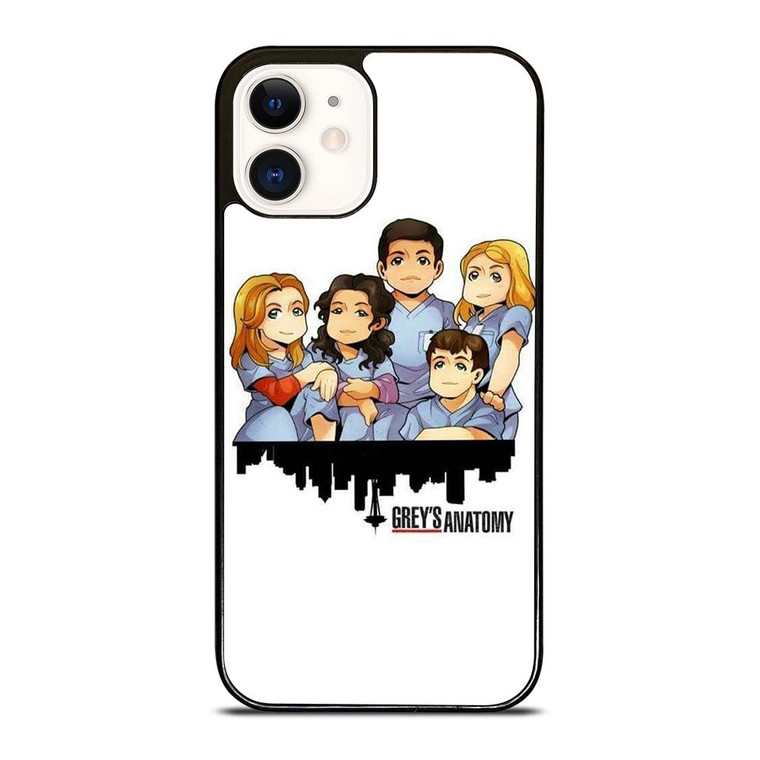 GREY'S ANATOMY CARTOON iPhone 12 Case Cover