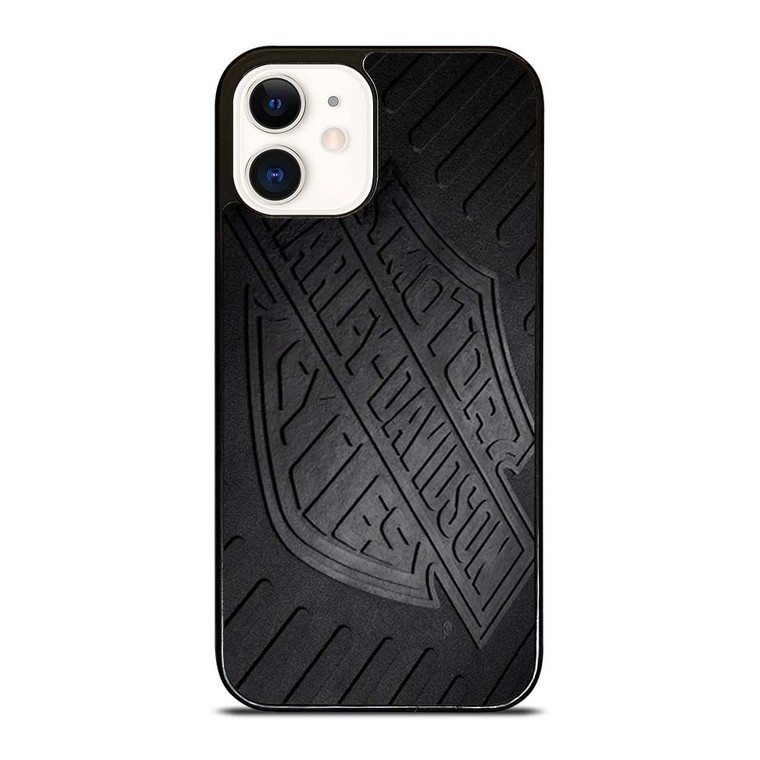HARLEY DAVIDSON METAL LOGO iPhone 12 Case Cover