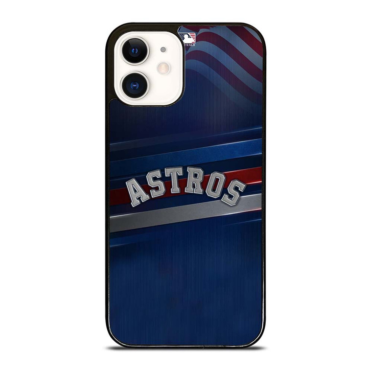 HOUSTON ASTROS AMERICAN FLAG iPhone 12 Case Cover