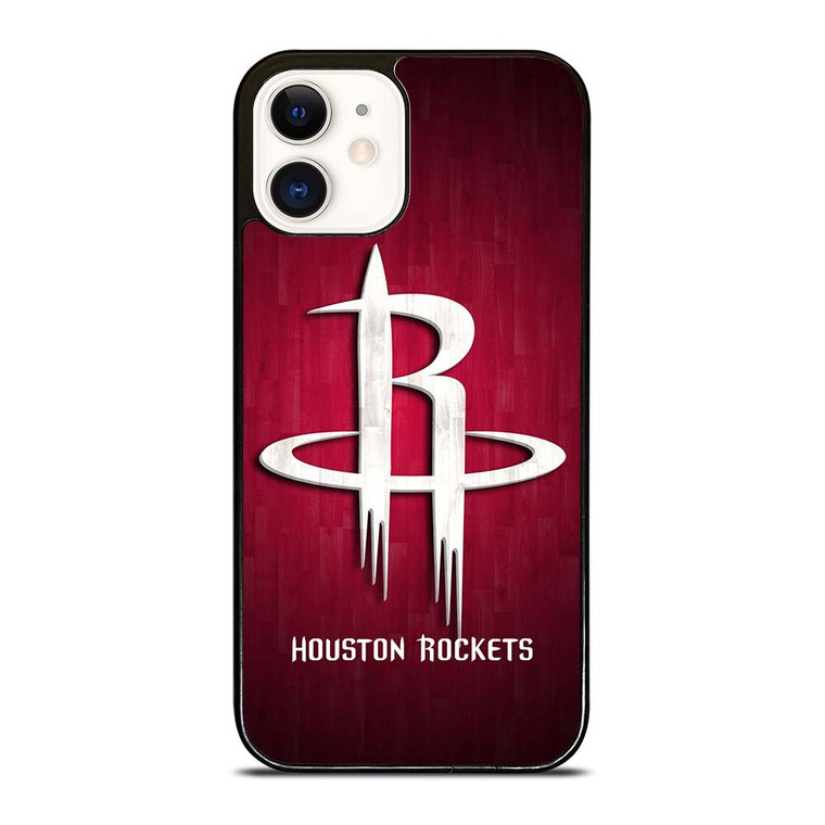HOUSTON ROCKETS WOODEN LOGO 2 iPhone 12 Case Cover