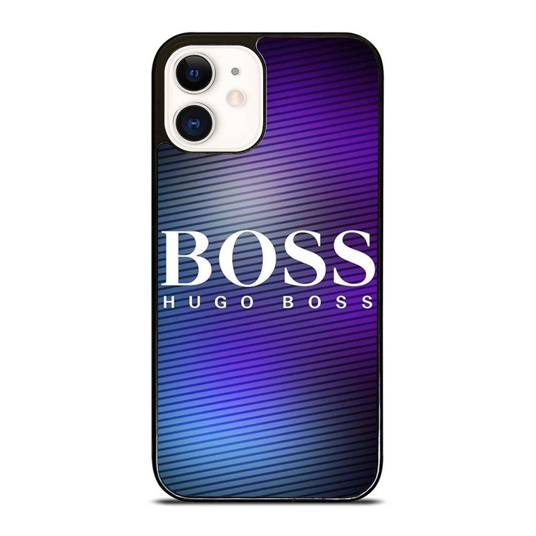 HUGO BOSS GRADIENT LOGO iPhone 12 Case Cover