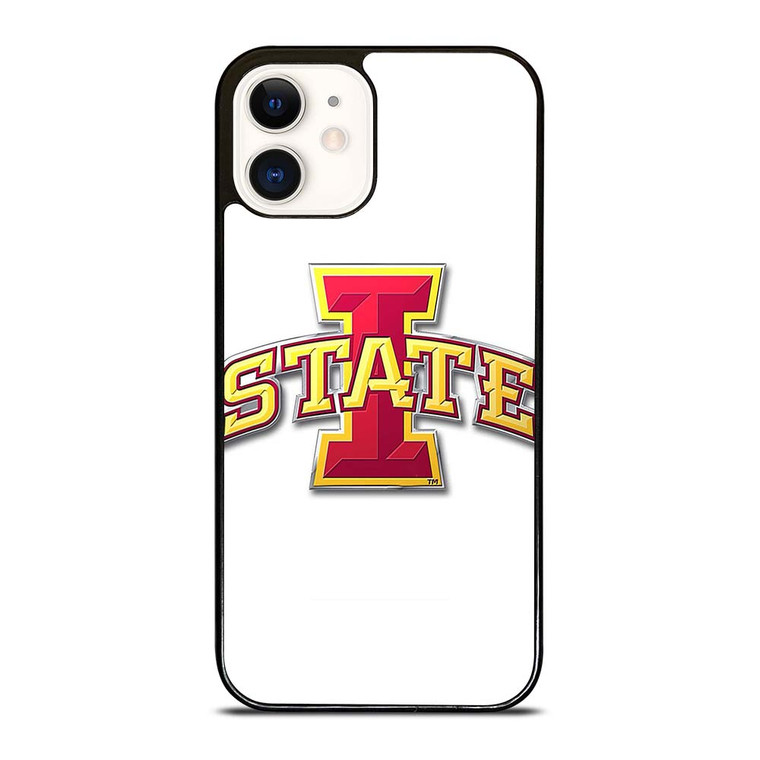 IOWA STATE CYCLONES WHITE iPhone 12 Case Cover