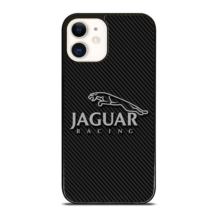 JAGUAR RACING CARBON LOGO iPhone 12 Case Cover