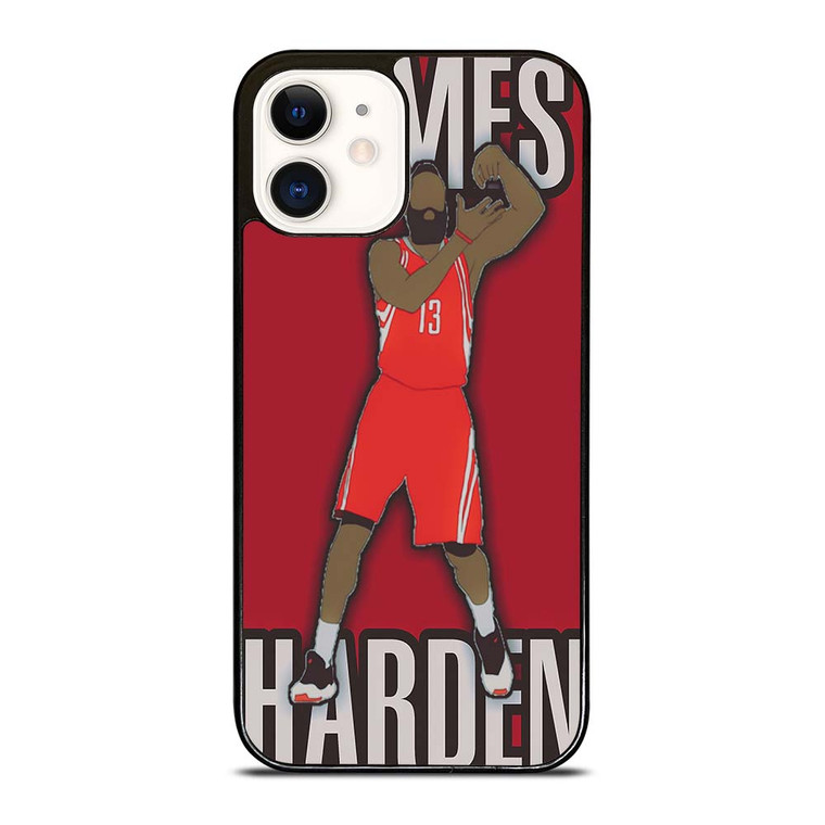 JAMES HARDEN HOUSTON ROCKETS CARTOON iPhone 12 Case Cover