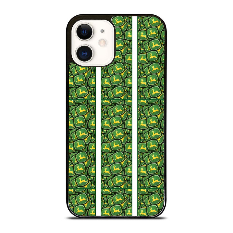 JOHN DEERE WALL COLLAGE GREEN iPhone 12 Case Cover