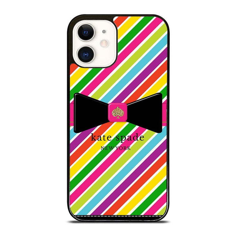 KATE SPADE COLORFUL STRIPE iPhone 12 Case Cover