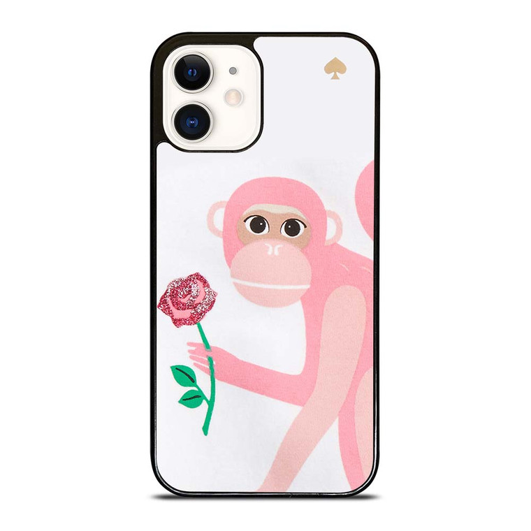 KATE SPADE MONKEY APPLIQUE iPhone 12 Case Cover
