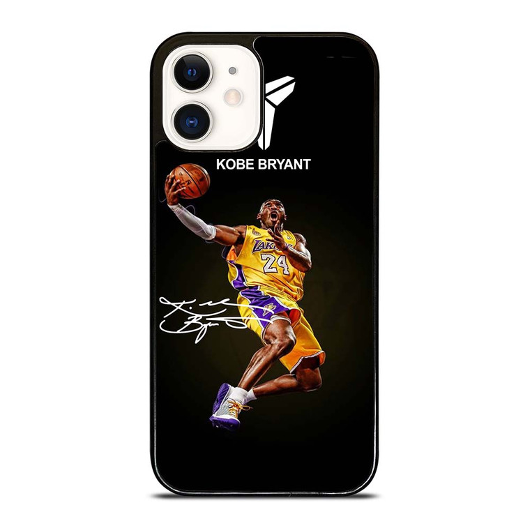 KOBE BRYANT LA LAKERS SIGNATURE iPhone 12 Case Cover KOBE BRYANT LA LAKERS SIGNATURE iPhone 12 Case Cover